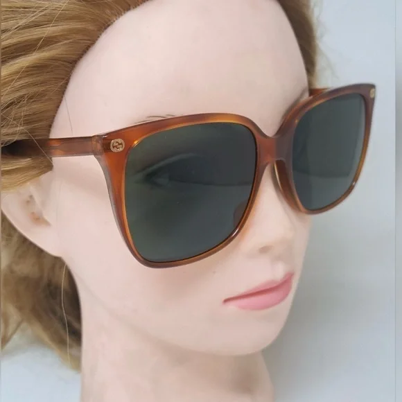 Gucci Brand New Havana Brown Frame Sunglasses (GG0022S 002) - Host Pick Item!! - Picture 15 of 16